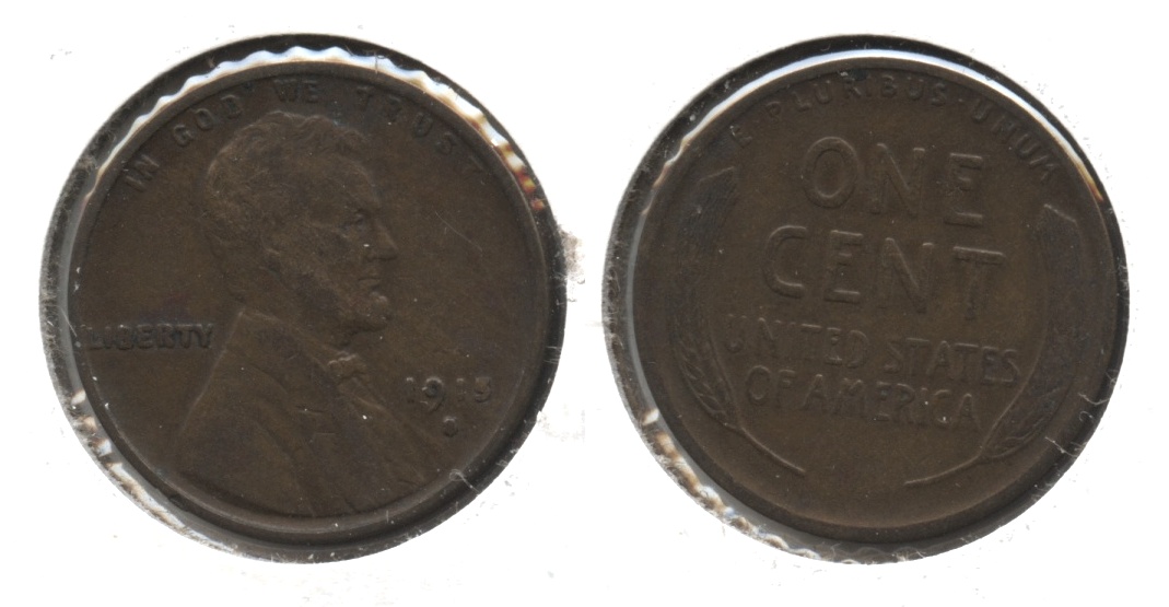 1915-S Lincoln Cent Fine-12 #z