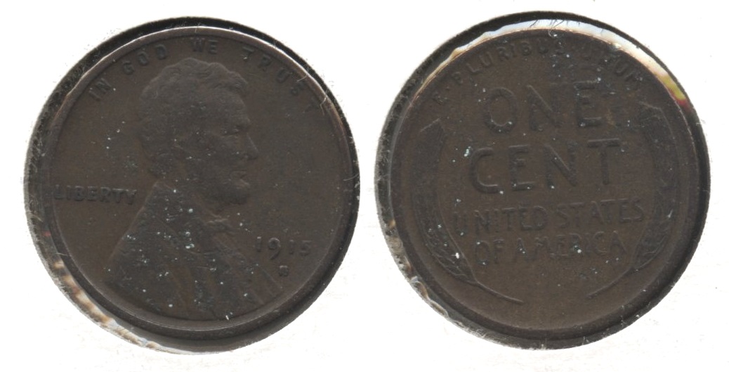 1915-S Lincoln Cent Fair-2 #d