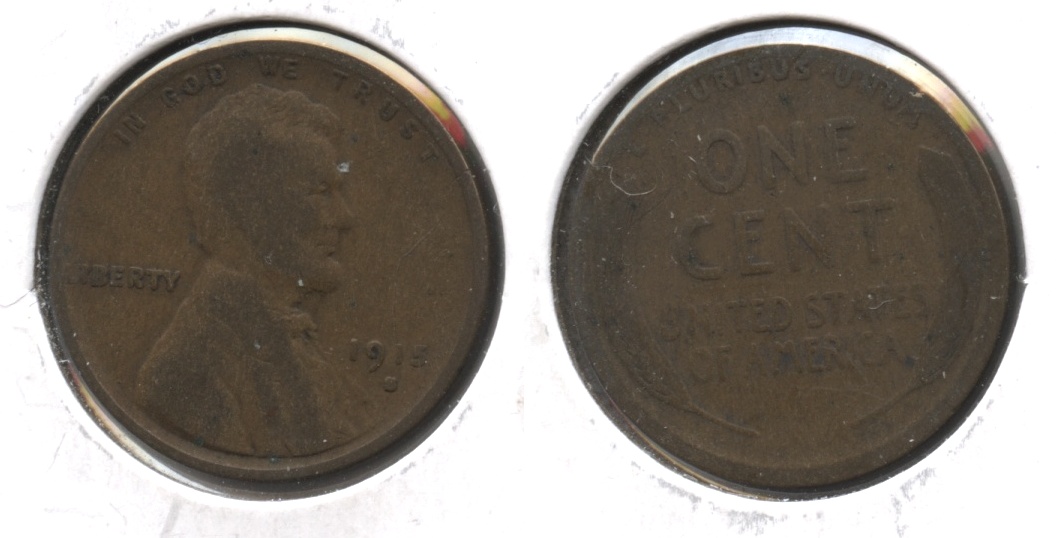 1915-S Lincoln Cent Good-4 #d