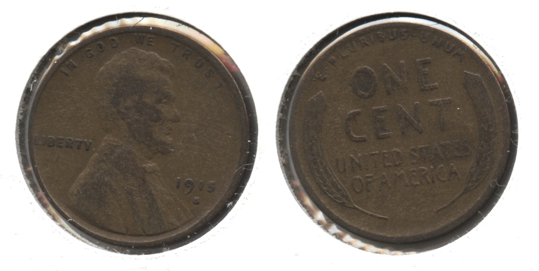 1915-S Lincoln Cent Good-4 #h