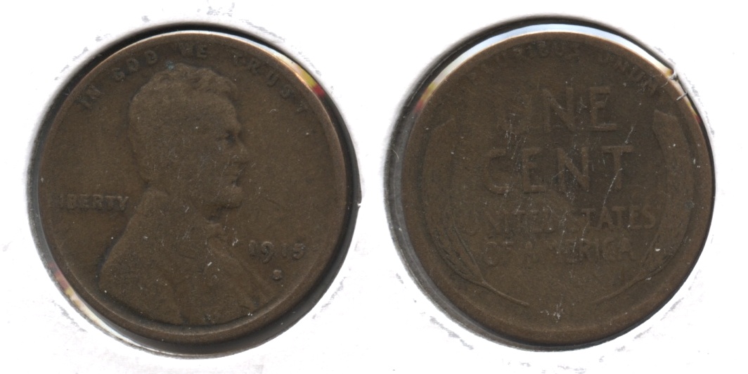 1915-S Lincoln Cent Good-4 #k