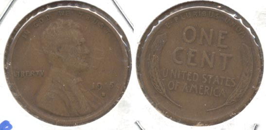 1915-S Lincoln Cent VF-20