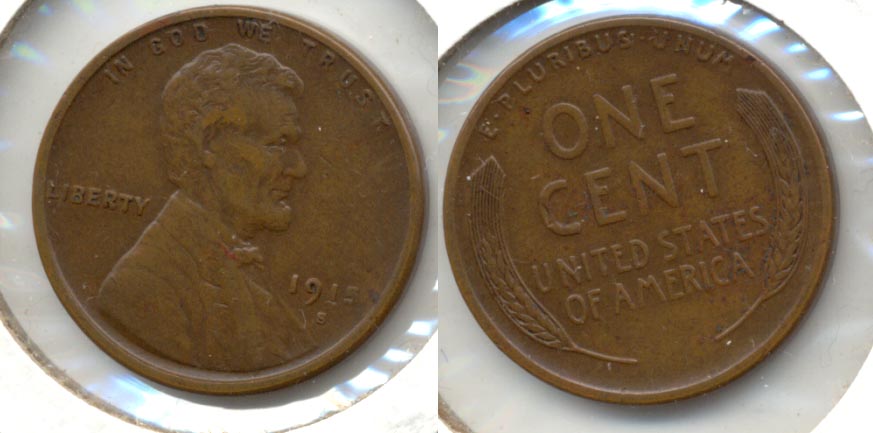1915-S Lincoln Cent VF-20 a