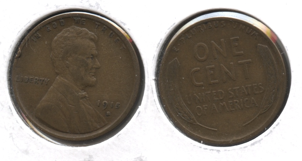 1915-S Lincoln Cent VF-20 #ai Rim Tic