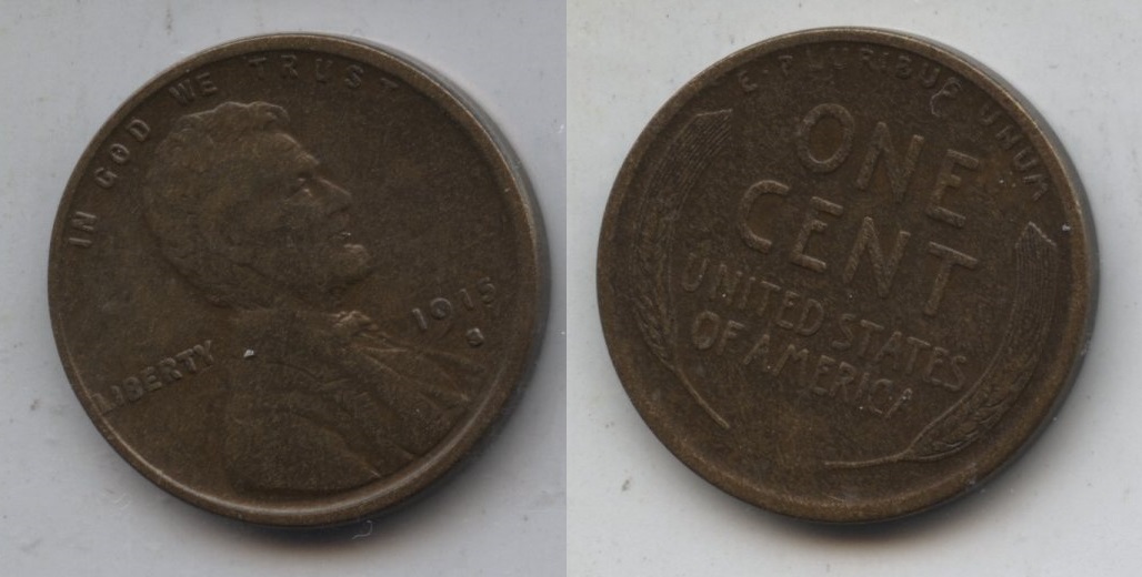 1915-S Lincoln Cent VF-20 #ak