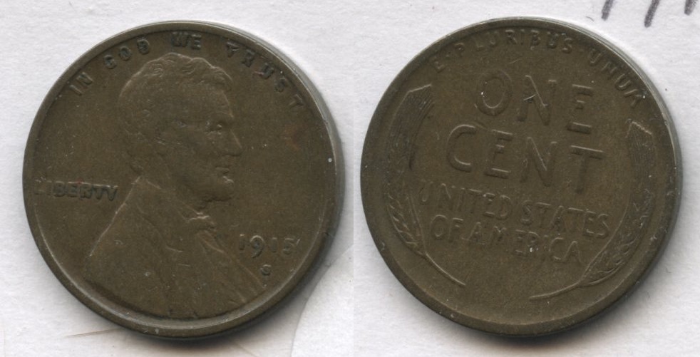 1915-S Lincoln Cent VF-20 #an