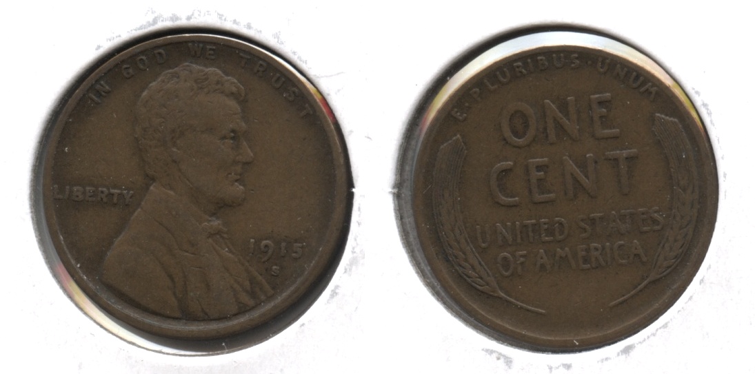 1915-S Lincoln Cent VF-20 #g