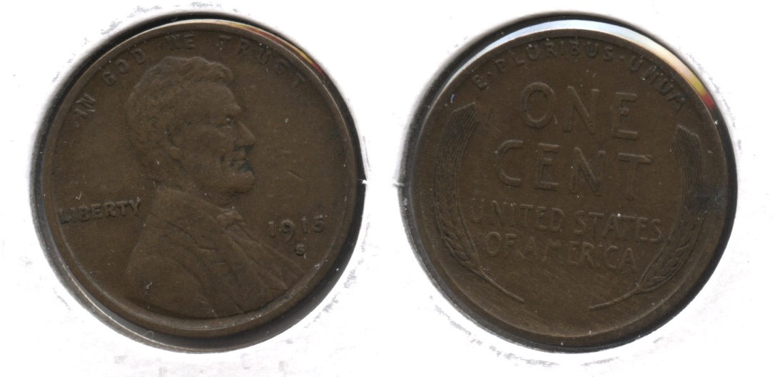 1915-S Lincoln Cent VF-20 #y