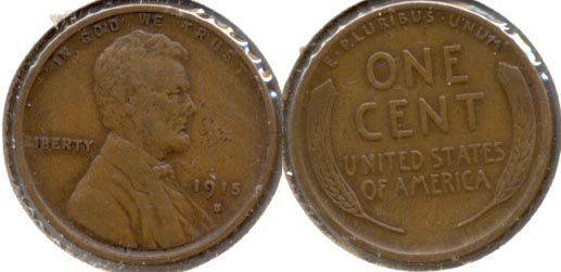 1915-S Lincoln Cent VF-30