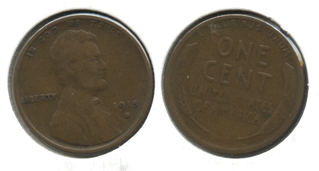 1915-S Lincoln Cent VG-8 #ac