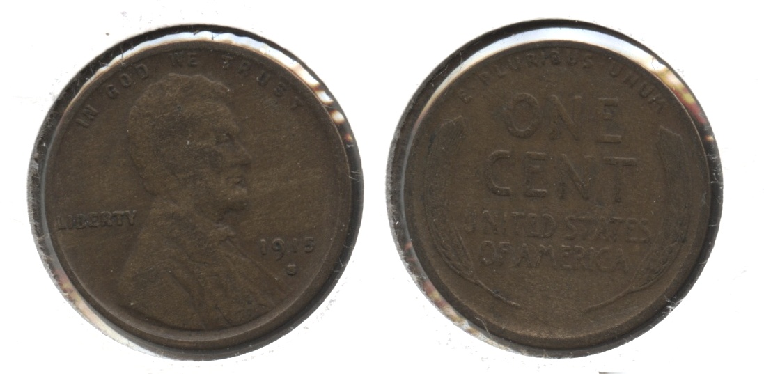 1915-S Lincoln Cent VG-8 #k