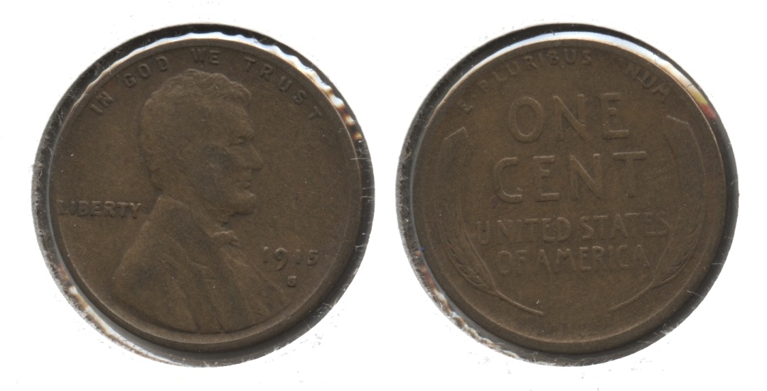 1915-S Lincoln Cent VG-8 #o