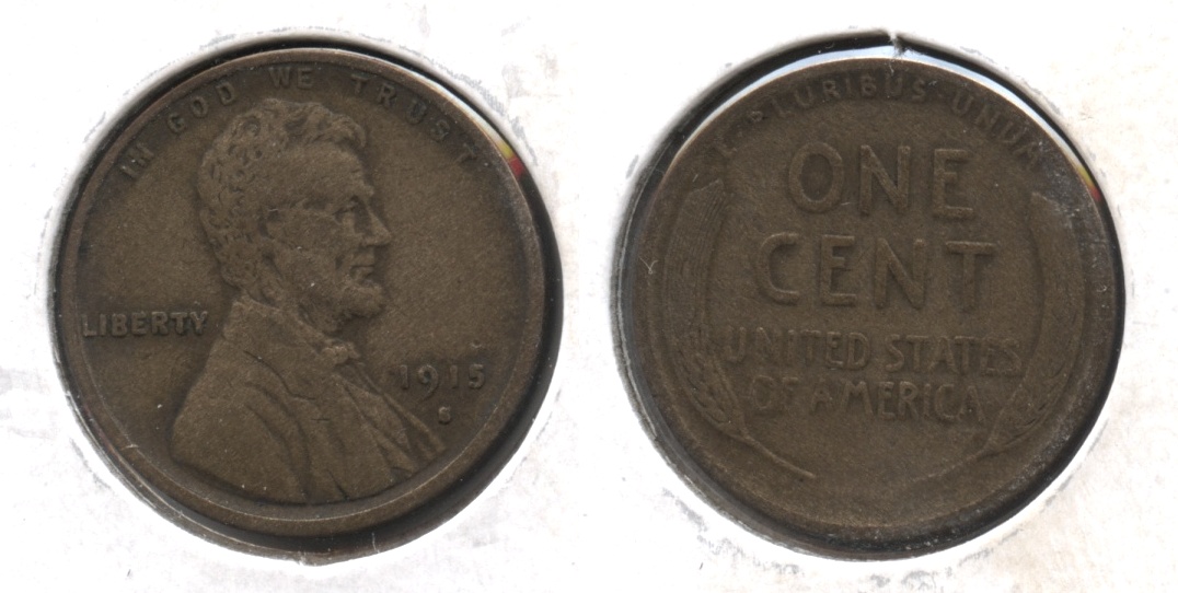 1915-S Lincoln Cent VG-8 #u