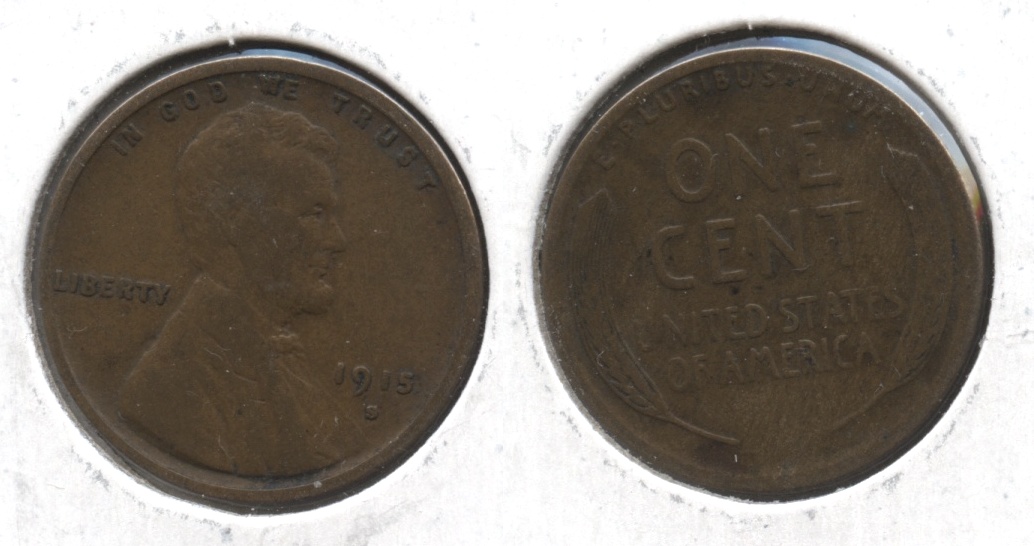 1915-S Lincoln Cent VG-8 #x