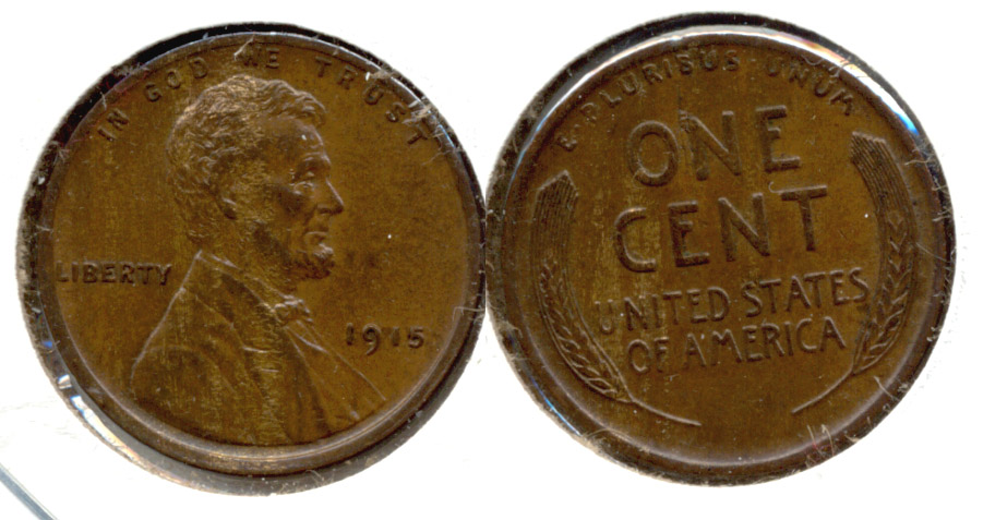 1915 Lincoln Cent AU-55 a