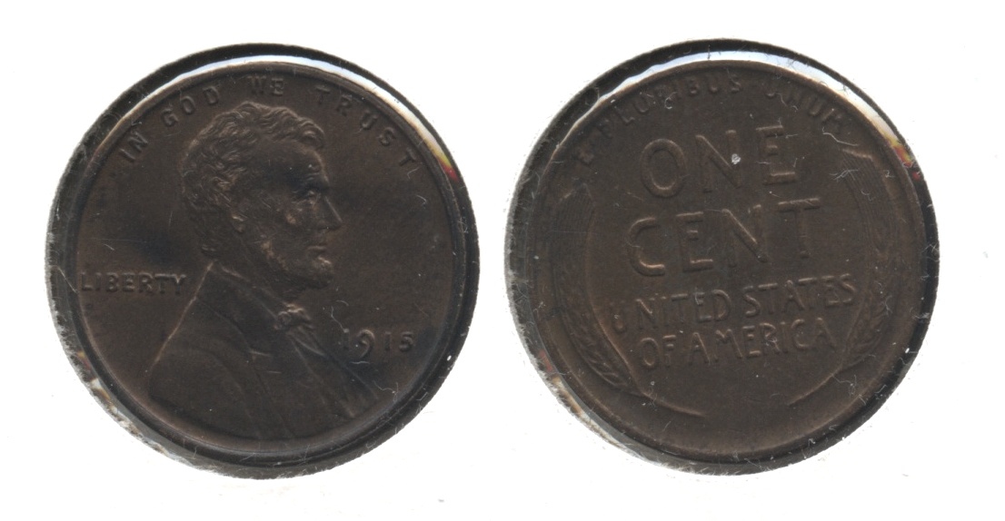 1915 Lincoln Cent AU-55 #b