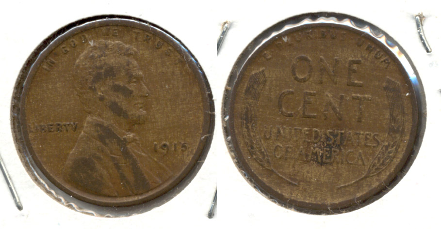 1915 Lincoln Cent VF-20 b