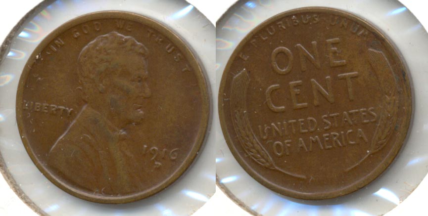 1916-D Lincoln Cent AU-50 a