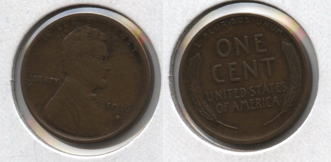 1916-S Lincoln Cent EF-40 #f