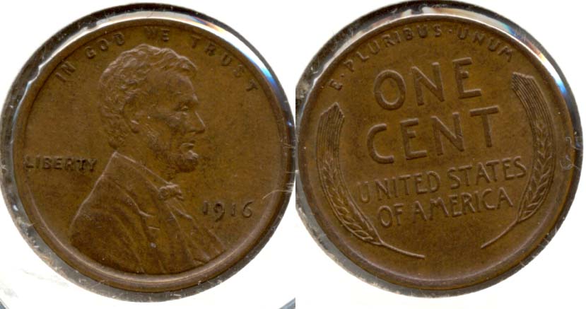 1916 Lincoln Cent AU-58 a