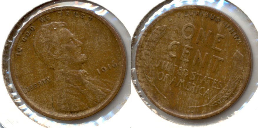1916 Lincoln Cent EF-45