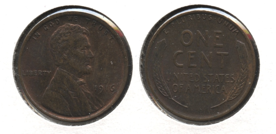 1916 Lincoln Cent MS-63 Brown