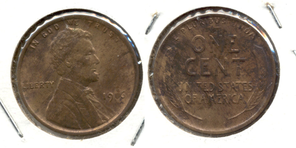 1916 Lincoln Cent MS-63 Red Brown a