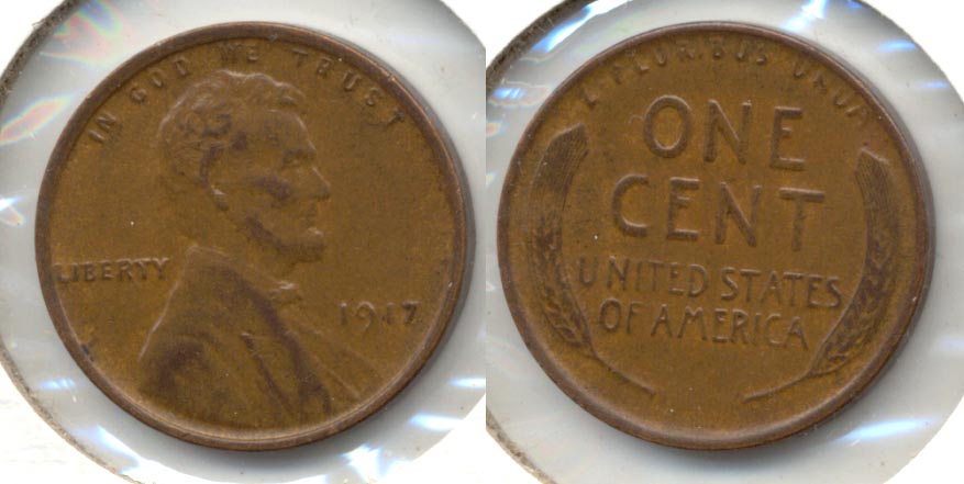 1917 Lincoln Cent AU-50 g
