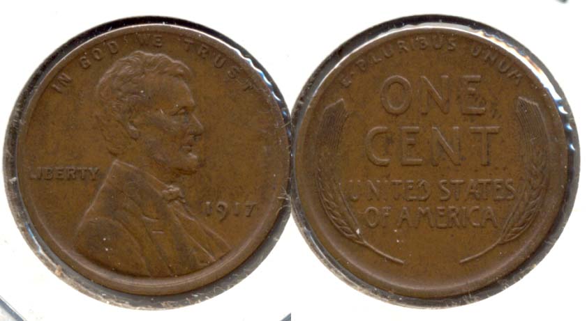 1917 Lincoln Cent AU-53