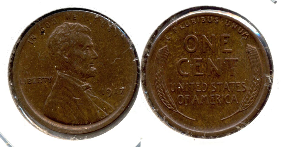 1917 Lincoln Cent AU-58 a