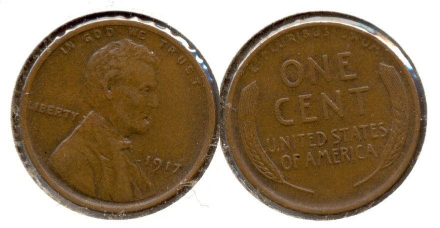 1917 Lincoln Cent EF-45