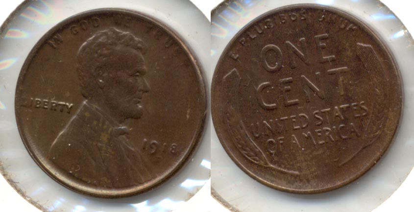 1918-D Lincoln Cent MS-63 Brown a