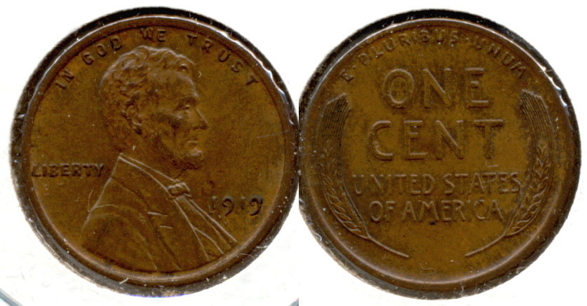 1919 Lincoln Cent AU-55 d