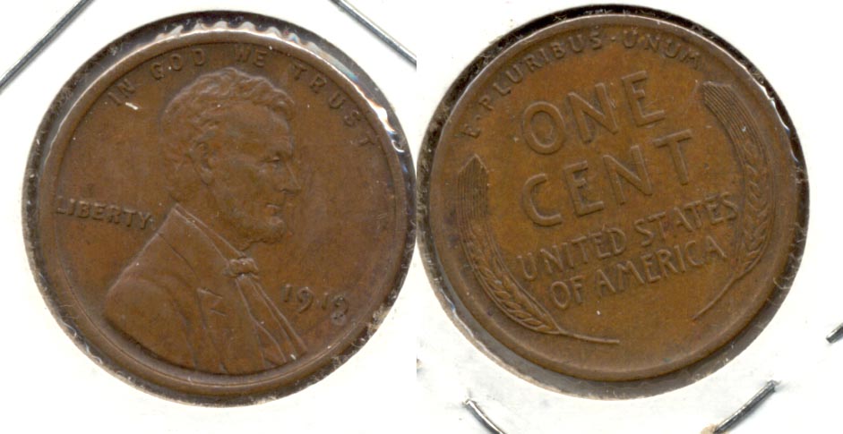 1919 Lincoln Cent AU-55 h