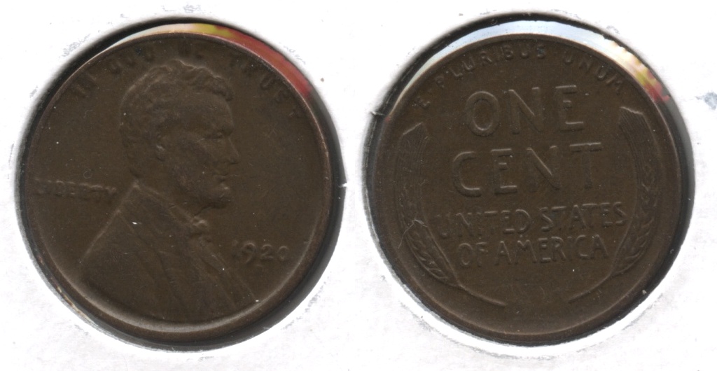 1920-D Lincoln Cent EF-40 #f