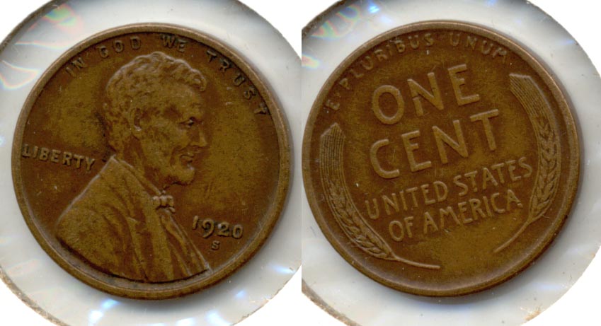 1920-S Lincoln Cent EF-40 b