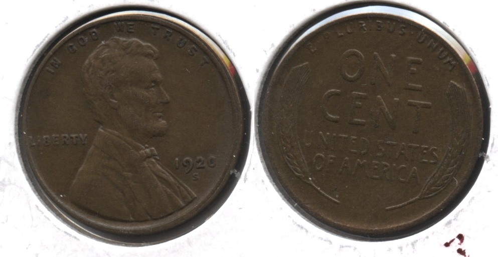 1920-S Lincoln Cent EF-40 #i