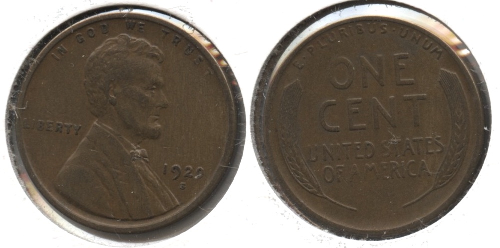 1920-S Lincoln Cent EF-40 #j