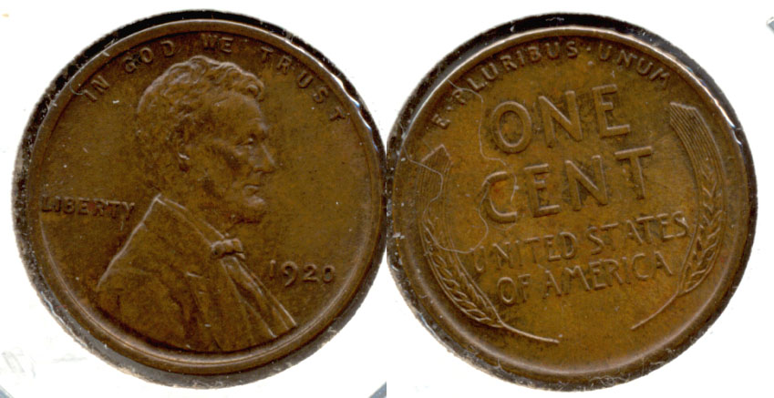 1920 Lincoln Cent AU-58