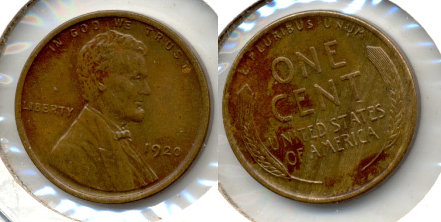 1920 Lincoln Cent AU-58 b