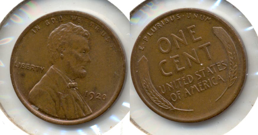 1920 Lincoln Cent MS-63 Brown a