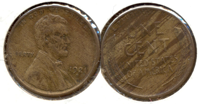 1921-S Lincoln Cent EF-40 i