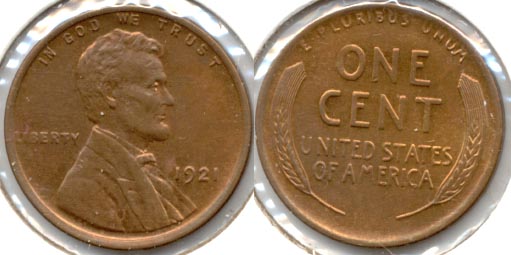 1921 Lincoln Cent AU-55