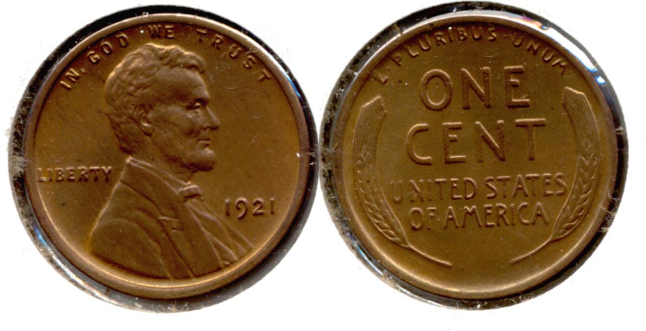 1921 Lincoln Cent AU-55 c