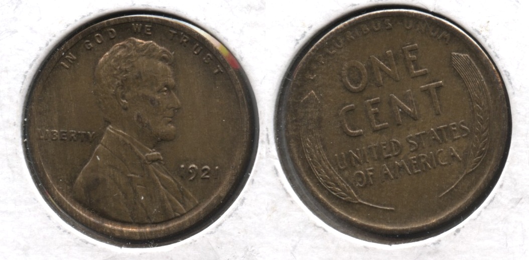 1921 Lincoln Cent AU-55 #d