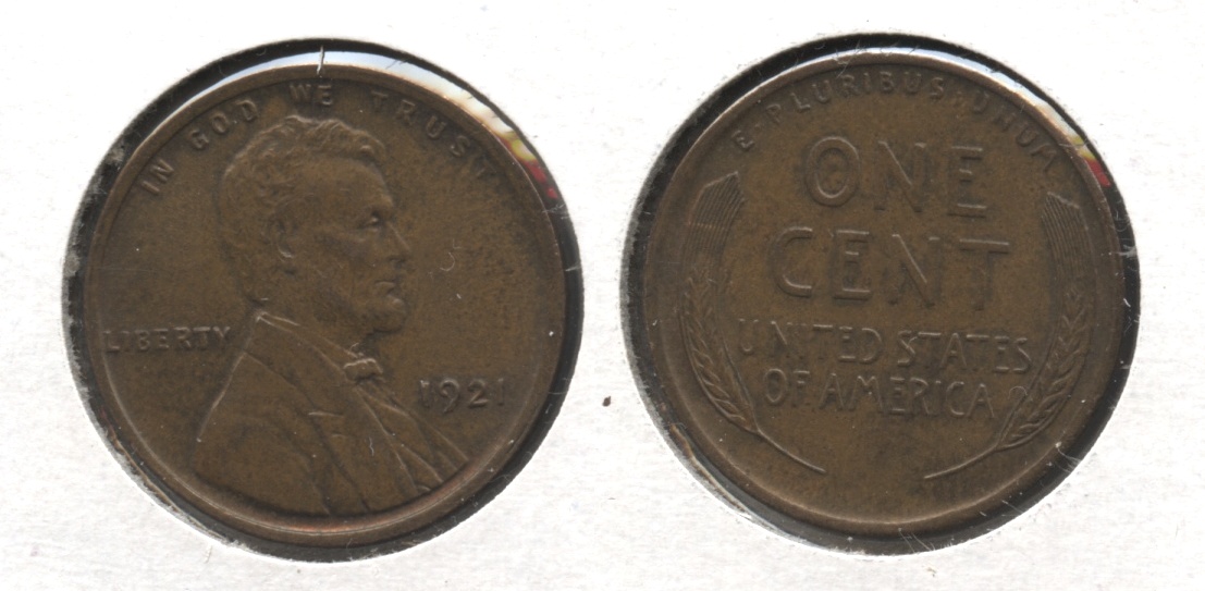 1921 Lincoln Cent AU-55 #e