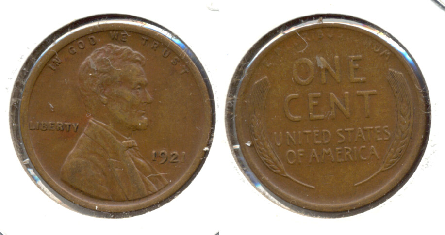 1921 Lincoln Cent EF-45 b
