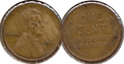 1922-D Lincoln Cent F-12 a
