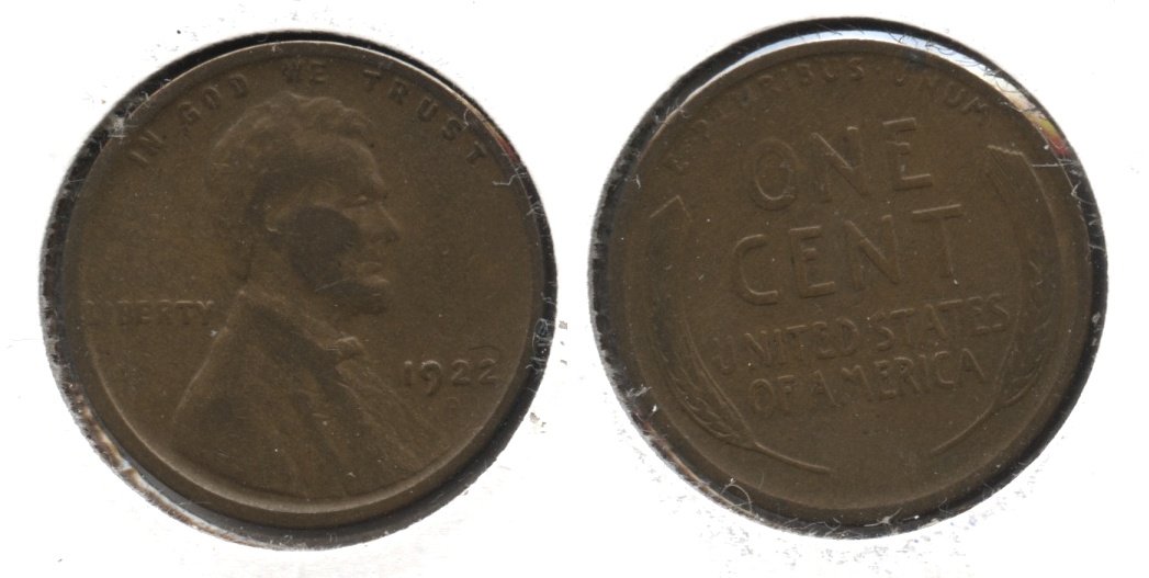 1922-D Lincoln Cent F-12 #i