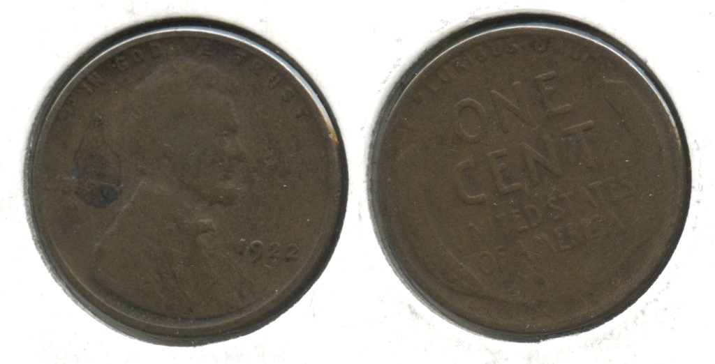 1922-D Lincoln Cent Good-4 #n Slightly Rough